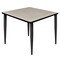 Regency Kahlo Square & Round Tables, 42 W, 42 L, 29 H, Wood, Metal Top, Maple TPL4242PLBK - alternate 1